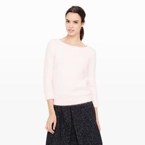 🖤 SOLD - Club Monaco, blush angora sweater 💕